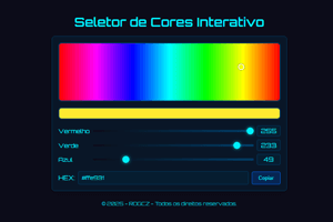 Visualizador de cores HEX